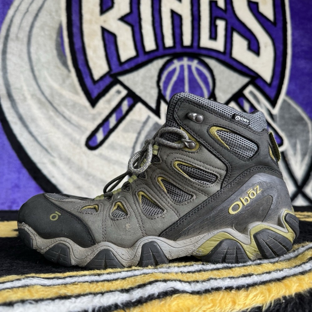Size 13 - Oboz Sawtooth II Mid Height Green Gray Hiking Boots Men's